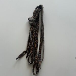 Golden Goose Leopard Print Laces